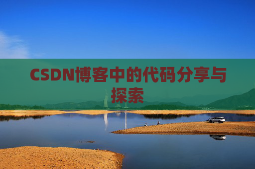 CSDN博客中的代码分享与探索